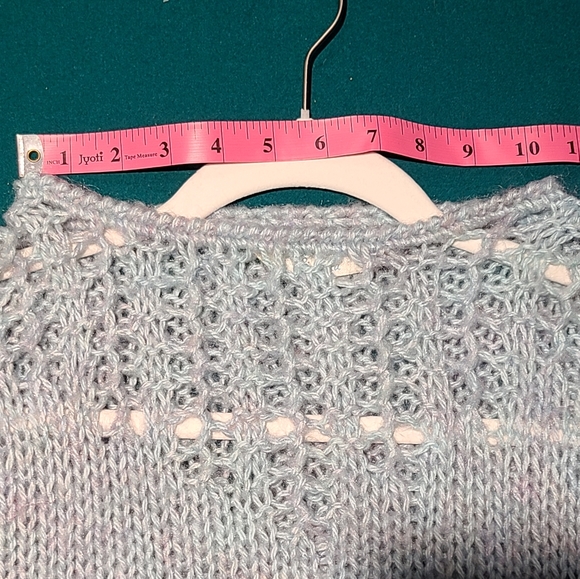Vintage hand knit sweater tee - Picture 6 of 6
